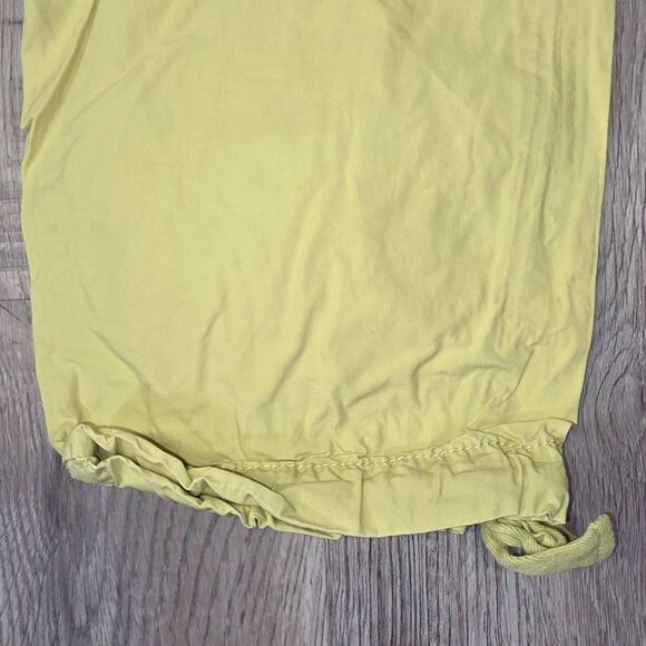 LOFT Marisa Cargo Capri Pants in Summer Yellow/Chartreuse Size 0 - Picture 6 of 8
